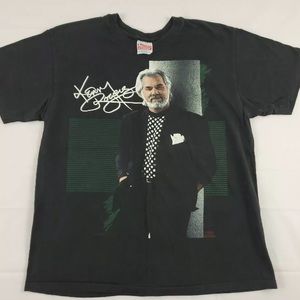 Vintage 1991 Kenny Rogers On Tour Single Stitch